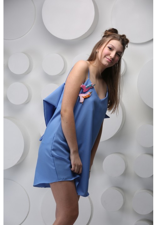 Wing Dress TULI BLUE